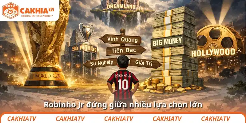 Robinho Jr đứng giữa nhiều lựa chọn lớn